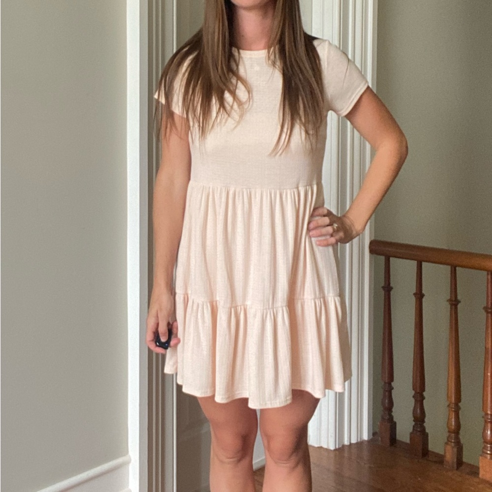 Pink babydoll dress